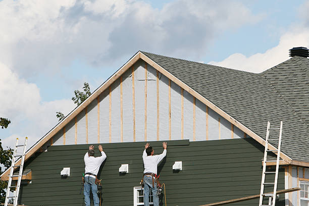 Professional Wood Siding technician working in Pikesville, MD
